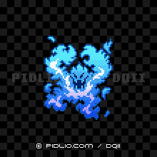 ブリザードの画像：SFC版ドラクエ2の敵・モンスター図鑑 ／ ドラクエ2攻略