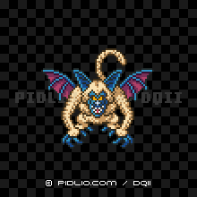 デビルロードの画像：SFC版ドラクエ2の敵・モンスター図鑑 ／ ドラクエ2攻略