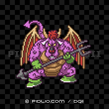 アークデーモンの画像：SFC版ドラクエ2の敵・モンスター図鑑 ／ ドラクエ2攻略