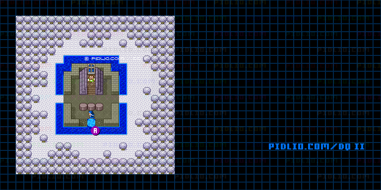 ロンダルキアのほこらのマップ画像 / SFC版ドラゴンクエストII攻略 ─ pidlio.com