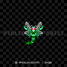 キラービーの画像:FC版ドラクエ3の敵・モンスター図鑑 / ドラクエ3攻略