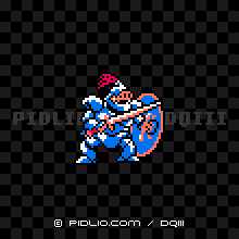 さまようよろいの画像:FC版ドラクエ3の敵・モンスター図鑑 / ドラクエ3攻略