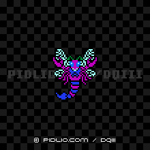 ハンターフライの画像:FC版ドラクエ3の敵・モンスター図鑑 / ドラクエ3攻略