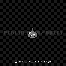 メタルスライムの画像:FC版ドラクエ3の敵・モンスター図鑑 / ドラクエ3攻略