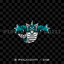 マーマンの画像:FC版ドラクエ3の敵・モンスター図鑑 / ドラクエ3攻略