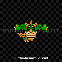 マーマンダインの画像:FC版ドラクエ3の敵・モンスター図鑑 / ドラクエ3攻略