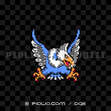 ヘルコンドルの画像:FC版ドラクエ3の敵・モンスター図鑑 / ドラクエ3攻略