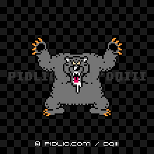 グリズリーの画像:FC版ドラクエ3の敵・モンスター図鑑 / ドラクエ3攻略