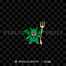 ミニデーモンの画像:FC版ドラクエ3の敵・モンスター図鑑 / ドラクエ3攻略