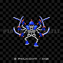 がいこつけんしの画像:FC版ドラクエ3の敵・モンスター図鑑 / ドラクエ3攻略