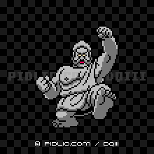 うごくせきぞうの画像:FC版ドラクエ3の敵・モンスター図鑑 / ドラクエ3攻略