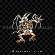 スカルゴンの画像:FC版ドラクエ3の敵・モンスター図鑑 / ドラクエ3攻略