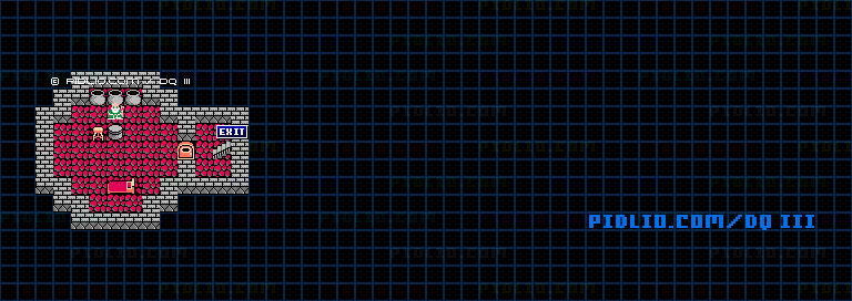 アリアハン東のほこらのマップ画像 / FC版ドラゴンクエストIII攻略 ─ pidlio.com