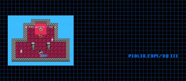 ホビットのほこらのマップ画像 / FC版ドラゴンクエストIII攻略 ─ pidlio.com