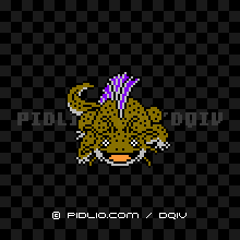 ポイズンリザードの画像：FC版ドラクエ4の敵・モンスター図鑑 ／ ドラクエ4攻略