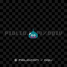 がったいスライムの画像：FC版ドラクエ4の敵・モンスター図鑑 ／ ドラクエ4攻略