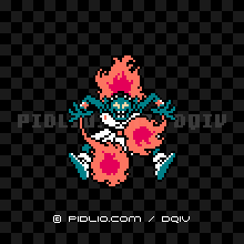 ほのおのせんしの画像：FC版ドラクエ4の敵・モンスター図鑑 ／ ドラクエ4攻略