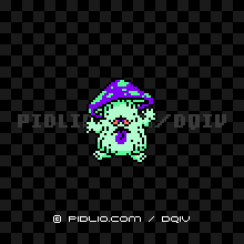 マージマタンゴの画像：FC版ドラクエ4の敵・モンスター図鑑 ／ ドラクエ4攻略