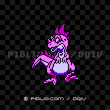 テラノザースの画像：FC版ドラクエ4の敵・モンスター図鑑 ／ ドラクエ4攻略