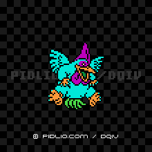 マンルースターの画像：FC版ドラクエ4の敵・モンスター図鑑 ／ ドラクエ4攻略