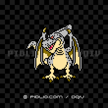 テラノバットの画像：FC版ドラクエ4の敵・モンスター図鑑 ／ ドラクエ4攻略