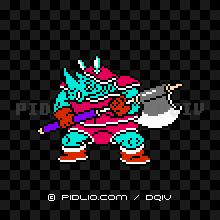 ライノソルジャーの画像：FC版ドラクエ4の敵・モンスター図鑑 ／ ドラクエ4攻略