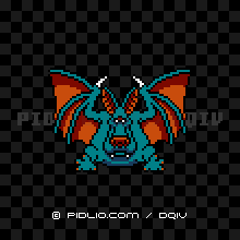 ジャイアントバットの画像：FC版ドラクエ4の敵・モンスター図鑑 ／ ドラクエ4攻略