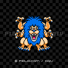 アームライオンの画像：FC版ドラクエ4の敵・モンスター図鑑 ／ ドラクエ4攻略