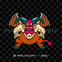 アンクルホーンの画像：FC版ドラクエ4の敵・モンスター図鑑 ／ ドラクエ4攻略