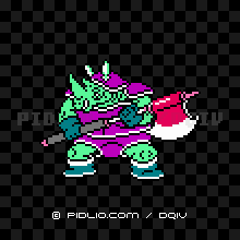 ライノスキングの画像：FC版ドラクエ4の敵・モンスター図鑑 ／ ドラクエ4攻略