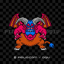 ブルデビルの画像：FC版ドラクエ4の敵・モンスター図鑑 ／ ドラクエ4攻略