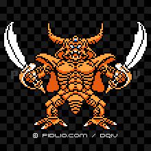 デスピサロ 第1形態の画像:FC版ドラクエ4の敵・モンスター図鑑 / ドラクエ4攻略