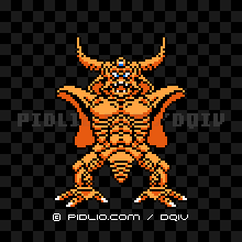 デスピサロ 第3形態の画像:FC版ドラクエ4の敵・モンスター図鑑 / ドラクエ4攻略