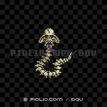 スカルサーペントの画像：SFC版ドラクエ5の敵・モンスター図鑑 ／ ドラクエ5攻略