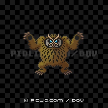 アウルベアーの画像：SFC版ドラクエ5の敵・モンスター図鑑 ／ ドラクエ5攻略