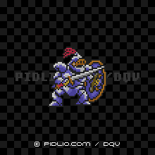 さまようよろいの画像：SFC版ドラクエ5の敵・モンスター図鑑 ／ ドラクエ5攻略