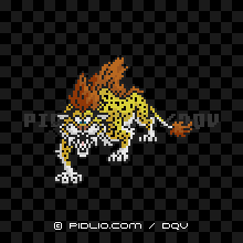 キラーパンサーの画像:SFC版ドラクエ5の敵・モンスター図鑑 / ドラクエ5攻略