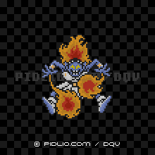 ほのおのせんしの画像:SFC版ドラクエ5の敵・モンスター図鑑 / ドラクエ5攻略