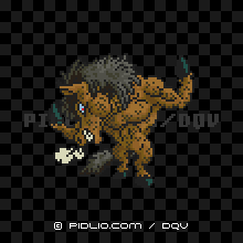 ケンタラウスの画像：SFC版ドラクエ5の敵・モンスター図鑑 ／ ドラクエ5攻略