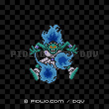 ブリザードマンの画像：SFC版ドラクエ5の敵・モンスター図鑑 ／ ドラクエ5攻略