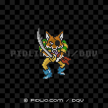 シードッグの画像：SFC版ドラクエ5の敵・モンスター図鑑 ／ ドラクエ5攻略