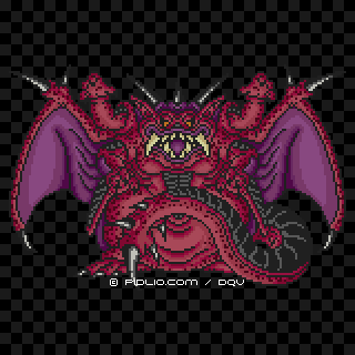 ミルドラース2-Aの画像:SFC版ドラクエ5の敵・ボスモンスター図鑑 / ドラクエ5攻略