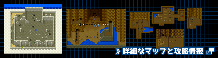 建設中の大神殿の簡易マップ画像 / SFC版ドラゴンクエスト5攻略 ─ pidlio.com