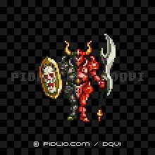 デビルアーマーの画像：SFC版ドラクエ6の敵・モンスター図鑑 ／ ドラクエ6攻略