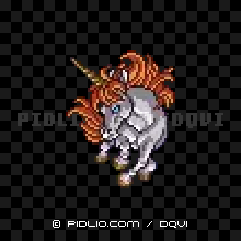 ユニコーンの画像：SFC版ドラクエ6の敵・モンスター図鑑 ／ ドラクエ6攻略