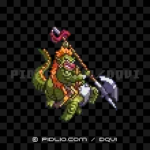 ブルサベージの画像：SFC版ドラクエ6の敵・モンスター図鑑 ／ ドラクエ6攻略