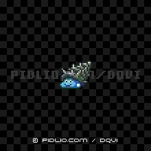 マリンスライムの画像：SFC版ドラクエ6の敵・モンスター図鑑 ／ ドラクエ6攻略