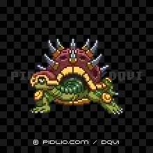 アイアンタートルの画像：SFC版ドラクエ6の敵・モンスター図鑑 ／ ドラクエ6攻略