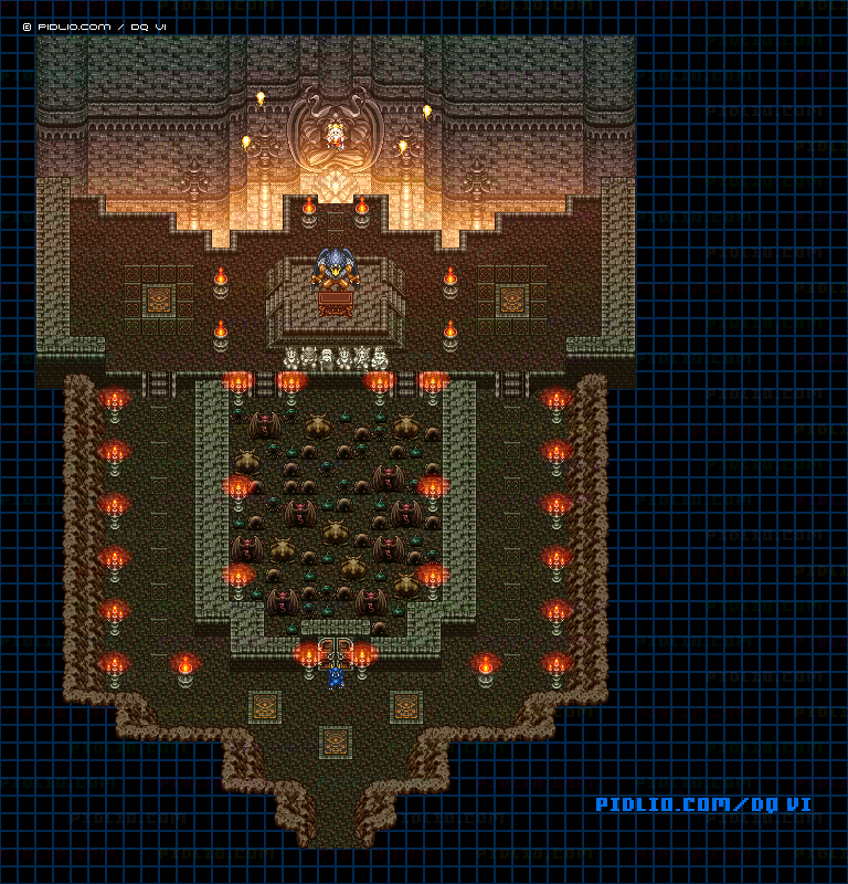 【夢の世界】しあわせの国のマップ画像 ／ SFC版ドラゴンクエスト6攻略 ─ pidlio.com