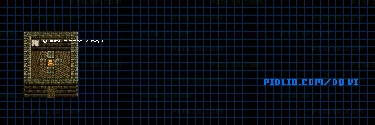 【夢の世界】格闘場南のほこらのマップ画像 ／ SFC版ドラゴンクエスト6攻略 ─ pidlio.com